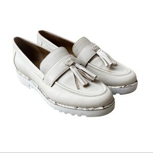 FRANCO SARTO Putty Carolynn 3 Platform Loafer 8.5